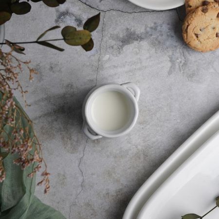 Соусник молочник 125 мл d 5,9 см h7,5 см круглый белый фарфор P.L. Proff Cuisine [6]