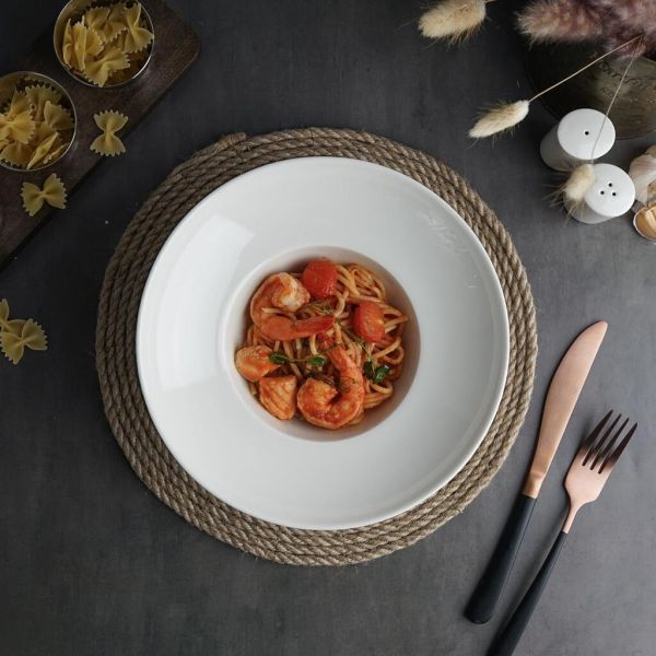 Тарелка глубокая 400 мл d 23 см h9,2 см для пасты Fine Plus Noble [1]