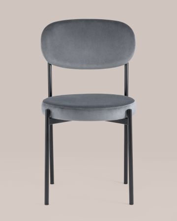 Стул Бриф NEW велюр серый