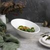 Салатник 200 мл d 17,5 см h8,5/4,5 см скошенный белый фарфор P.L. Proff Cuisine [4]