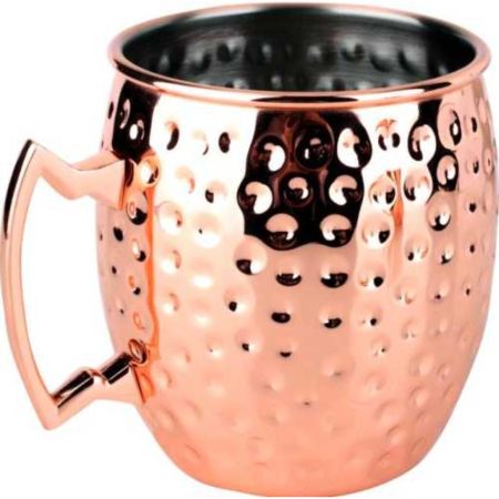 Кружка для коктейля 500 мл, нерж. медный цвет P.L. - Kingtex