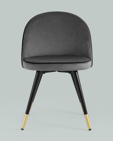 Стул Gabi LUX велюр серый