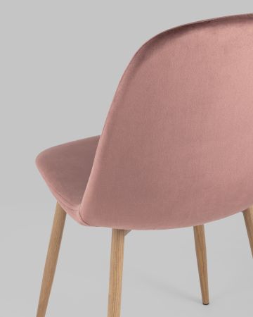 Стул Валенсия велюр пыльно-розовый
