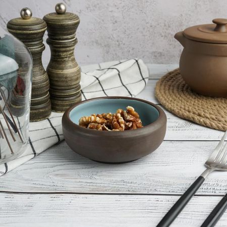 Салатник 200 мл d 11 см h4,5 cм Blue Matt New Brown Taiga P.L. [6]