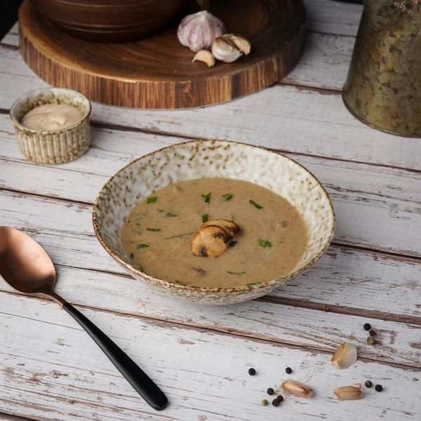 Салатник 500 мл d 18 см h5 см Brown Spider Silk P.L. Proff Cuisine [6]