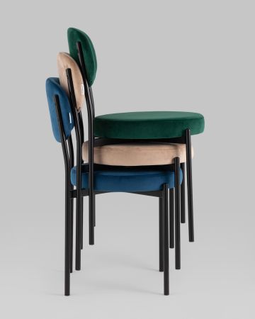 Стул Бриф NEW велюр пыльно-розовый