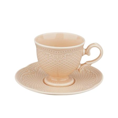 Кофейная пара 110 мл d 6,8 см h6,3 см Aristocrat Peach Tea Noble [6]