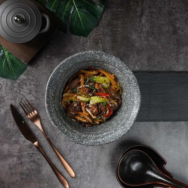 Салатник 1225 мл миска для лапши d 20 см h10,3 см глазурь Glossy Stone Taiga P.L. [1]