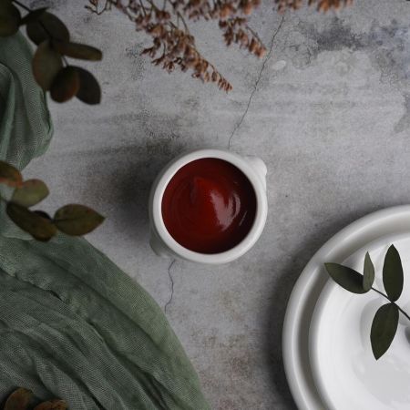 Соусник  50 мл Горшочек d 6,8 см круглый белый фарфор P.L. Proff Cuisine [6]