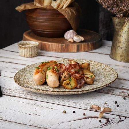 Тарелка d 28,5 см Brown Spider Silk P.L. Proff Cuisine [6]