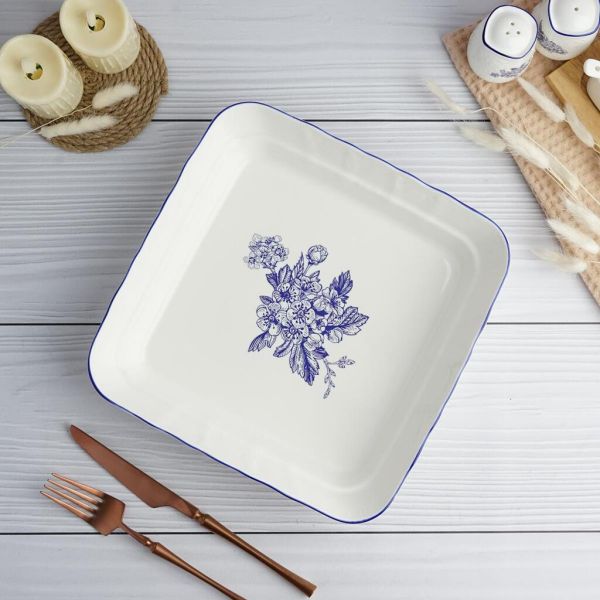 Салатник 1800 мл 25*25 см h6 см квадратный Sea Flower P.L. Proff Cuisine [6]