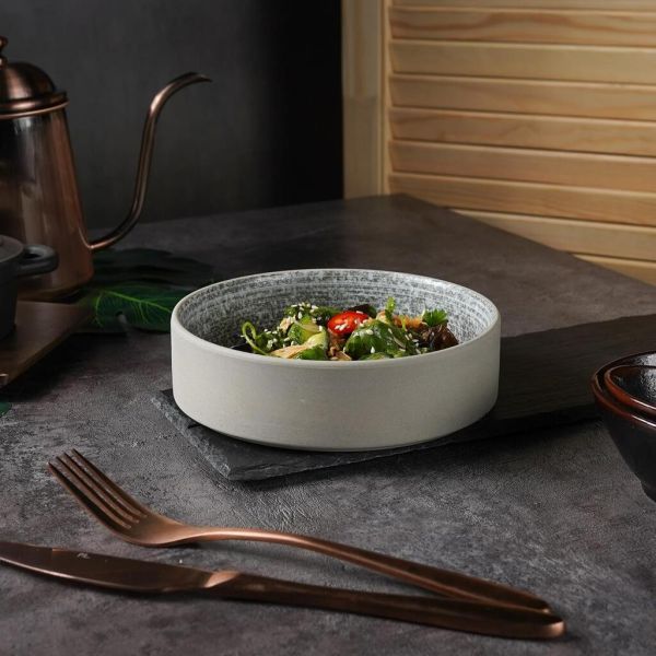 Салатник 500 мл d 16,1 см h4,5 см глазурь Glossy Stone Untouched Taiga P.L. Proff Cuisine [1]