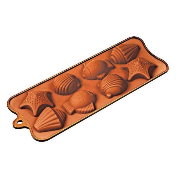 Форма кондитерская для конфет 8 ячеек 30*17 мм силикон P.L.