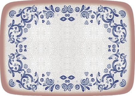 Блюдо прямоуг. 230*160 мм. Виенто, форма Мув Bonna /1/12/1260