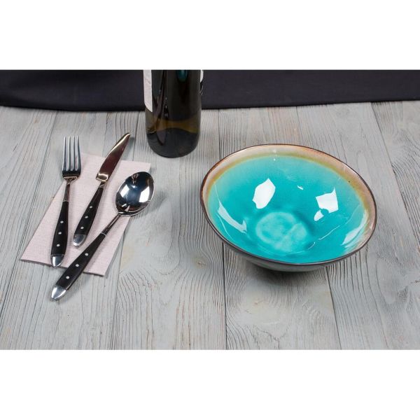 Салатник 700 мл d 20 см h6,5 см Blue Light Spider Silk Stockholm P.L. [6]