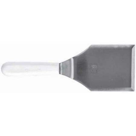 Лопатка 14*10,5 см острые края 30 см нерж. с пласт. ручкой черная Proff Chef Line