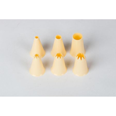 Набор кондитерских насадок 6 шт пластик Martellato