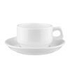 Кофейная пара 100 мл белая фарфор Stackable P.L. Proff Cuisine [6]