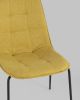 Стул Мелани рогожка желтый