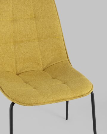 Стул Мелани рогожка желтый