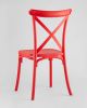 Стул Кроссбэк пластиковый красный