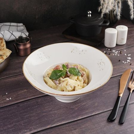 Тарелка глубокая 400 мл d 23 см h9,5 см для пасты Grace Noble [2]