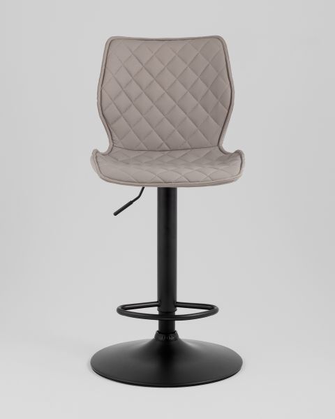 Стул барный Dome экокожа серый