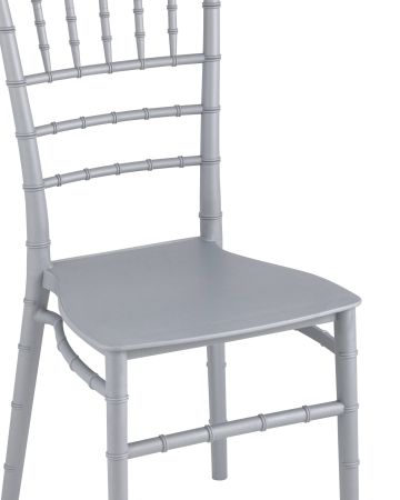Стул Chiavari (Кьявари) пластик серебряный