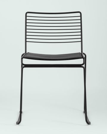 Стул обеденный Danny черный с черной подушкой