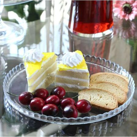 Блюдо для подачи d 24 см h1,6 см стекло "Патиссэри" Pasabahce [1]