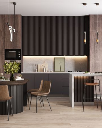 Стул TEXAS экокожа коричневый