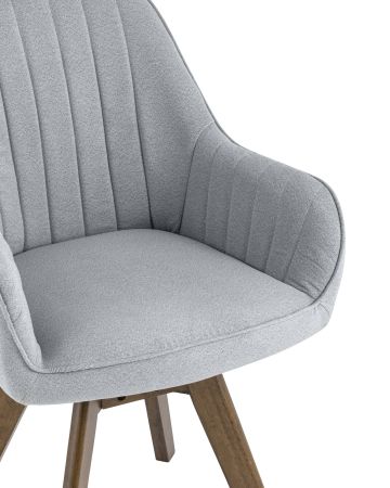 Стул вращающийся MANS серый 2 шт.