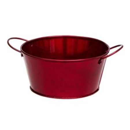 Емкость Ведро для подачи и сервировки 850 мл d 15,4 см h7,2 см малиновый цвет Vintage сталь P.L.