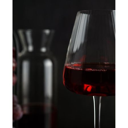 Бокал для вина 410 мл "Zie Optical" d 5,4 см h27 см оптические грани P.L. - BarWare [4]