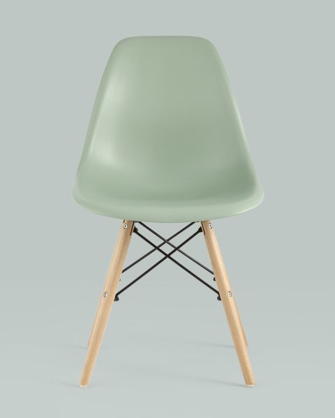 Стул Eames DSW серо-зеленый x4