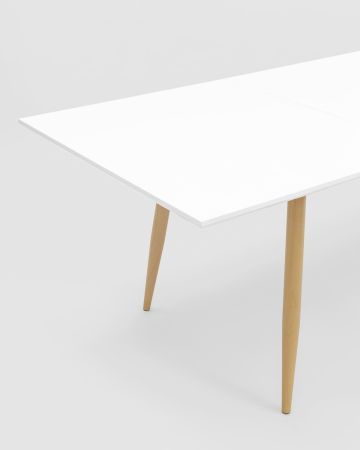 Стол обеденный Стокгольм раскладной 160-220*90 белый