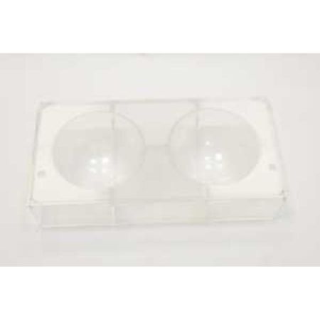 Форма для шоколада "Полусфера", 2 ячейки 100*50 мм, поликарбонат, P.L. Proff Cuisine