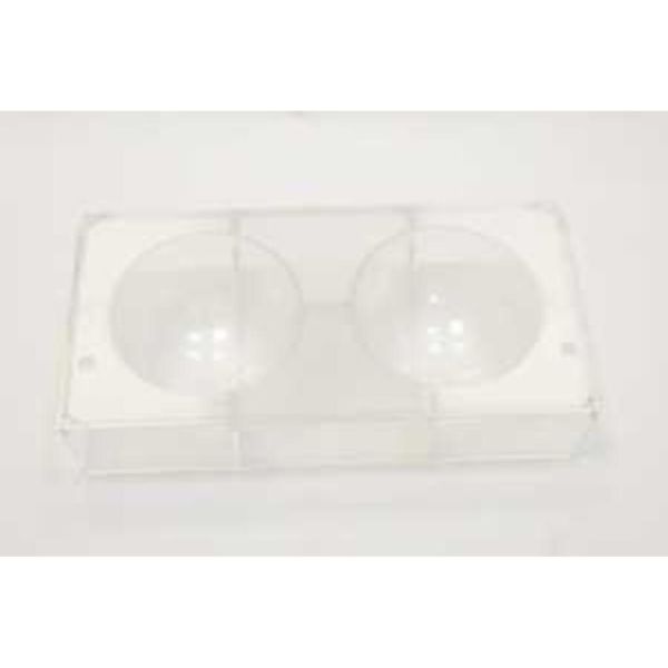 Форма для шоколада "Полусфера", 2 ячейки 100*50 мм, поликарбонат, P.L. Proff Cuisine