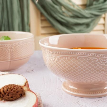 Салатник 650 мл d 15 см h7,7 см Aristocrat Peach Tea Noble [6]