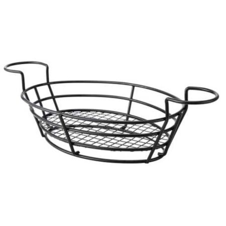 Корзинка для подачи 28*20*9,5 см, черная металл. SUNNEX