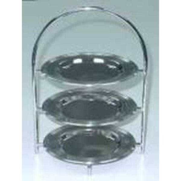 Этажерка 3 яруса h 24 см d блюд 15,5 см нерж. P.L. - BarWare & REG