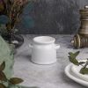 Соусник молочник 125 мл d 7 см h6 см круглый белый фарфор P.L. Proff Cuisine [6]