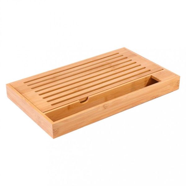 Доска для хлеба 400*240*40 мм с поддоном бамбук Garcia de Pou