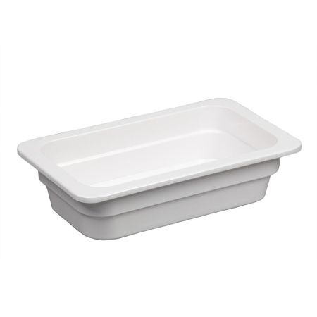 Гастроемкость 1/4 h65 мм пластик меламин 263*159*65 мм 1,8 л White P.L. Proff Cuisine