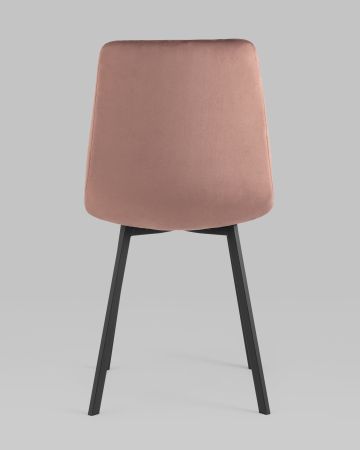 Стул Chilly велюр пыльно-розовый