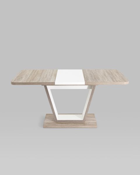 Стол Vector 120-160*80 дуб анкона/белый