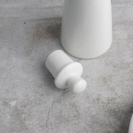 Соусник 150 мл бутылочка для соевого соуса белый фарфор P.L. Proff Cuisine [6]