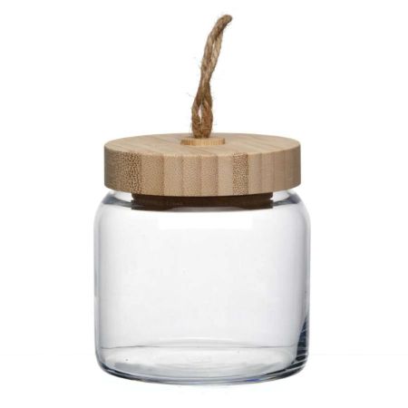 Банка для сыпучих продуктов 575 мл с крышкой Вуди Pasabahce