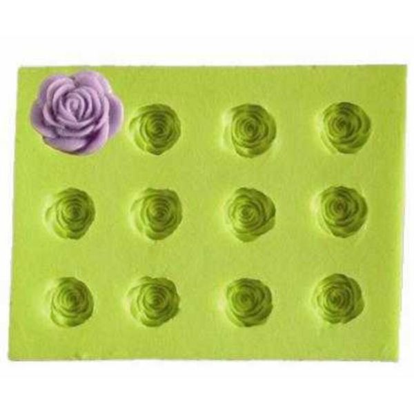 Форма кондитерская "Розы" 8*6 см (1,0 см) силикон P.L.