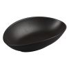 Салатник 700 мл 25*16 см h6,4 см Wave Up Smooth Black Raw Stellar P.L. Proff Cuisine [1]